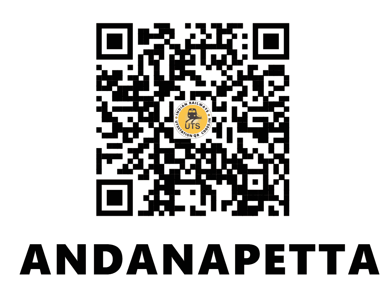 UTS QR Code for ANDANAPETTAI - APE - SR (TAMIL NADU)